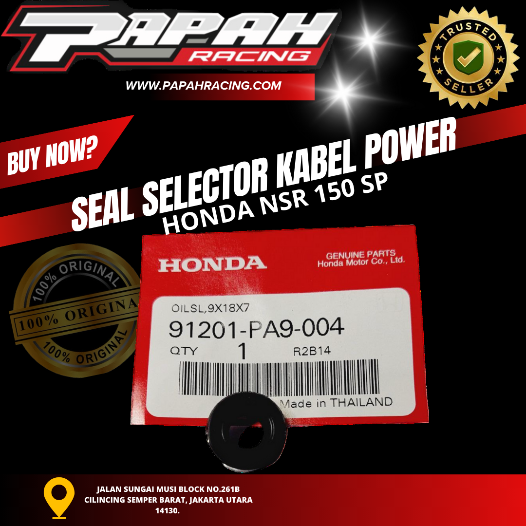 SEAL SELECTOR KABEL POWER HONDA NSR 150 SP
